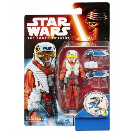 X-WING PILOT ASTY STAR WARS THE FORCE AWAKENS SNOW DESERT WAVE 2 ACTION FIGURE