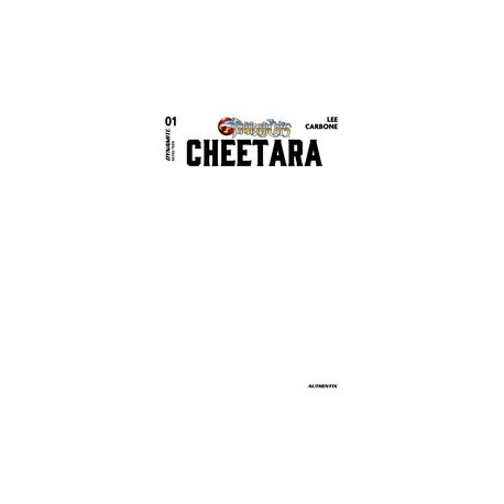 THUNDERCATS CHEETARA 1 CVR I BLANK AUTHENTIX