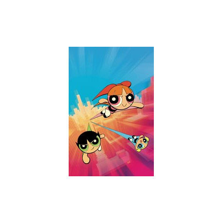 POWERPUFF GIRLS 1 CVR F ROMERO FOIL VIRGIN