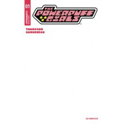 POWERPUFF GIRLS 1 CVR G BLANK AUTHENTIX