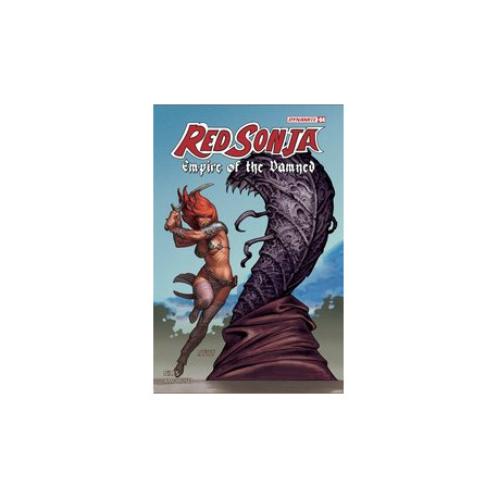 RED SONJA EMPIRE DAMNED 4 CVR B LINSNER