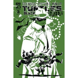 TMNT BLACK WHITE GREEN 3 CVR B ROSSMO