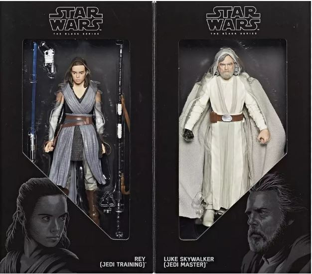 LUKE SKYWALKER JEDI MASTER AND REY JEDI TRAINING STAR WARS BLACK SERIES ACTION FIGURES 15 CM Album Comics