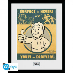 FALLOUT 4 VAULT FOREVER COLLECTOR FRAME 45 X 34 CM