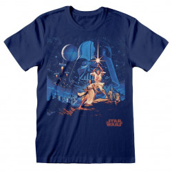 A NEW HOPE VINTAGE POSTER STAR WARS T-SHIRT TAILLE M