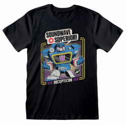 SOUNDWAVE SUPERIOR TRANSFORMERS T-SHIRT TAILLE S