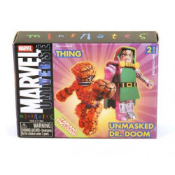 THING AND UNMASKED DOCTOR DOOM MINIFIGURE 2-PACK 5 CM
