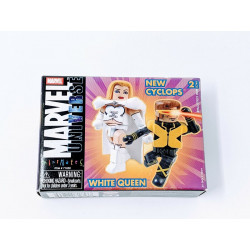WHITE QUEEN AND NEW CYCLOPS 2-PACK MARVEL MINIMATES 5 CM