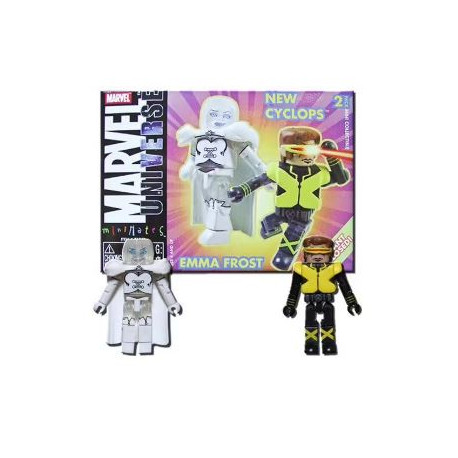 EMMA FROST VARIANT AND NEW CYCLOPS 2-PACK MINIMATES 5 CM