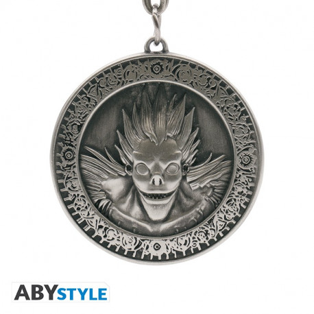 DEATH NOTE PORTE CLES 3D MEDAILLE METAL