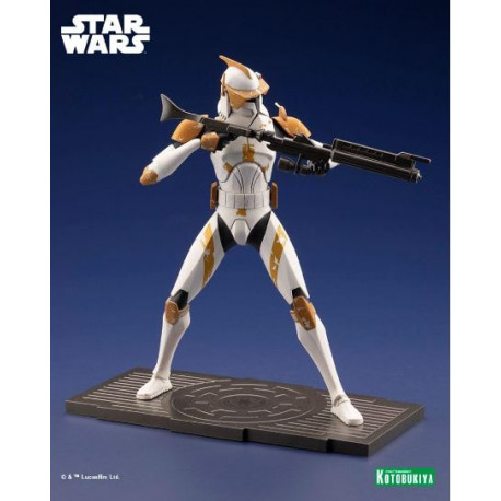 COMMANDER CODY STAR WARS THE CLONE WARS STATUE PVC ARTFX 17 CM