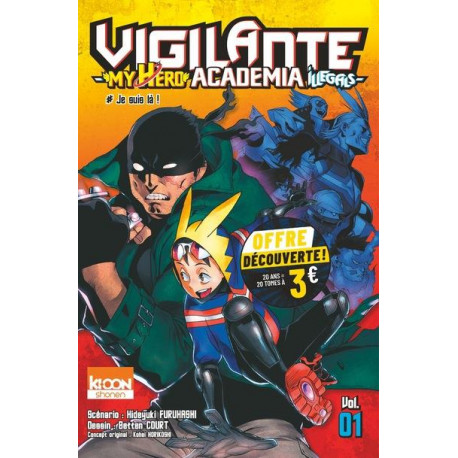 VIGILANTE - MY HERO ACADEMIA ILLEGALS T01 A 3 EUROS