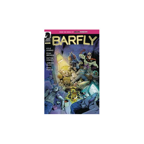 FROM WORLD OF MINOR THREATS BARFLY 3 CVR C FOIL HEPBURN