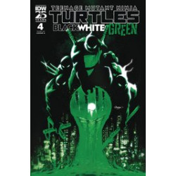 TMNT BLACK WHITE GREEN 4 CVR A GLEASON