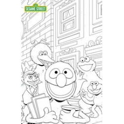 SESAME STREET 1 CVR C COLORING BOOK SKETCH