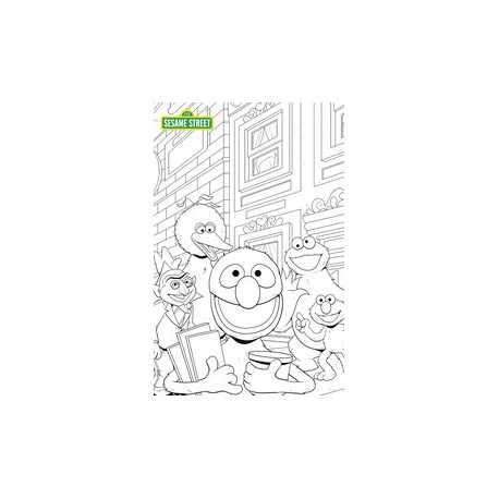 SESAME STREET 1 CVR C COLORING BOOK SKETCH