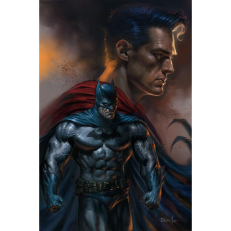 BATMAN SUPERMAN WORLDS FINEST 30 CVR C LUCIO PARRILLO CARD STOCK VAR