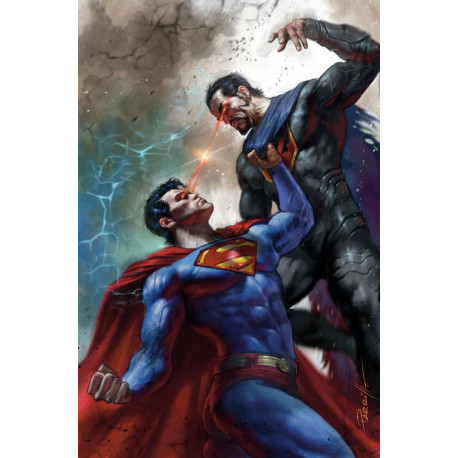 KNEEL BEFORE ZOD 8 OF 8 CVR B LUCIO PARRILLO CARD STOCK VAR