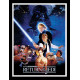 RETURN OF THE JEDI STAR WARS ONE SHEET 30 X 40 CM COLLECTOR PRINT FRAMED