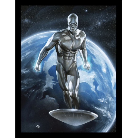 SILVER SURFER MARVEL CLASSIC COLLECTOR PRINT FRAMED