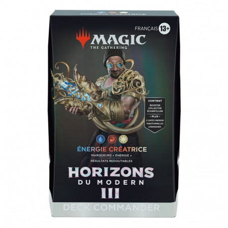 DECK COMMANDER ENERGIE CREATRICE MAGIC THE GATHERING HORIZONS DU MODERN 3 EN FRANCAIS