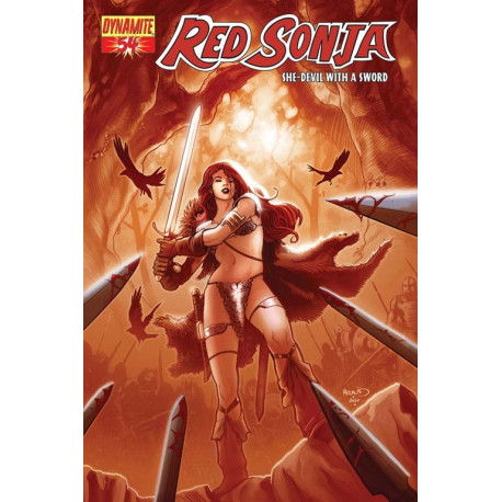 RED SONJA 54 PAUL RENAUD COVER