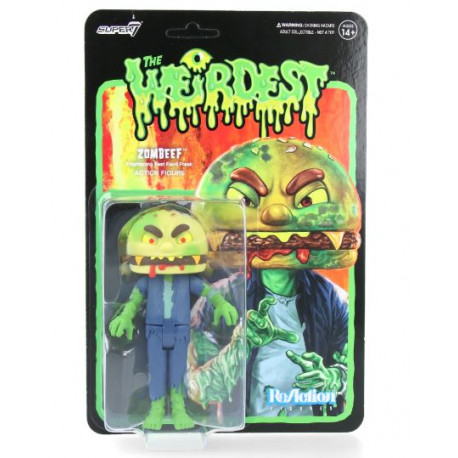 ZOMBEEF THE WEIRDEST WV5 ROTTEN RANGERS ACTION FIGURE 10 CM