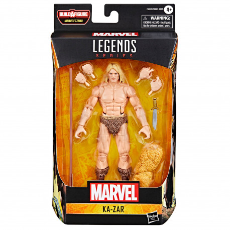 KA-ZAR MARVEL LEGENDS FIGURINE BAF MARVEL S ZABU 15 CM