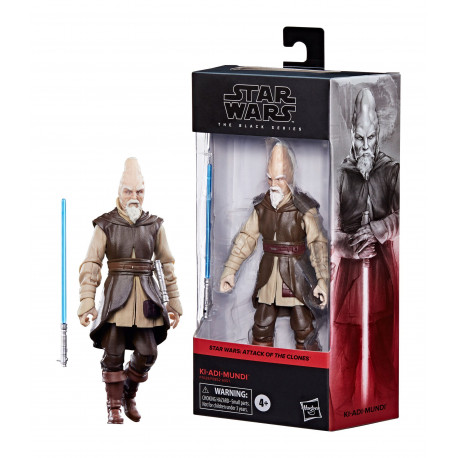 KI-ADI-MUNDI STAR WARS EPISODE II BLACK SERIES FIGURINE 15 CM