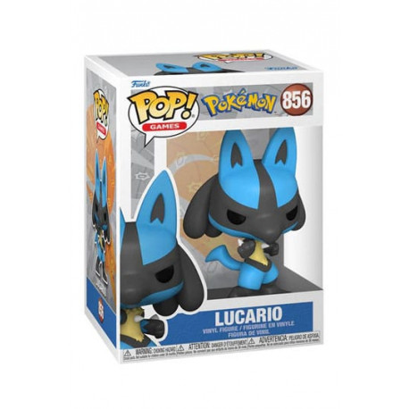 LUCARIO EMEA POKEMON POP GAMES VINYL FIGURINE 9 CM