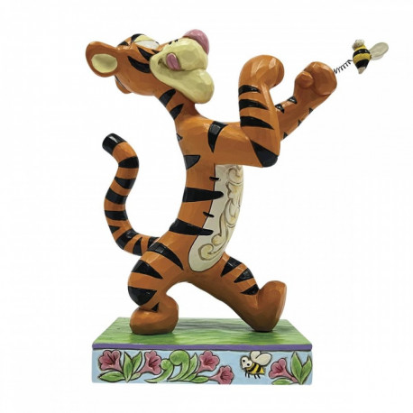 TIGGER FIGHTING BEE DISNEY TRADITIONS STATUE 10 CM