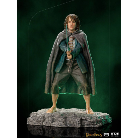 PIPPIN LE SEIGNEUR DES ANNEAUX STATUE BDS ART SCALE 12 CM