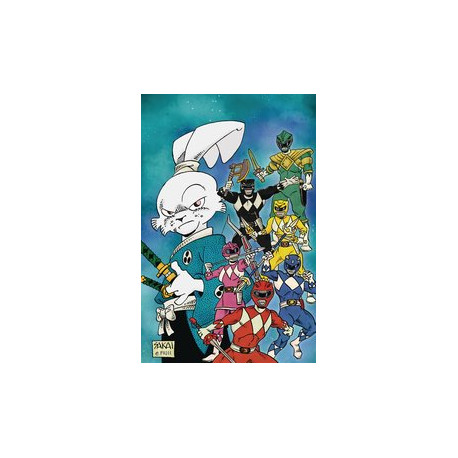 MIGHTY MORPHIN POWER RANGERS USAGI YOJIMBO 1 CVR E FOIL VAR