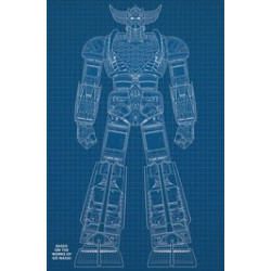 UFO ROBOT GRENDIZER 1 CVR E BLUEPRINT