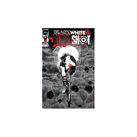 BLACK WHITE BLOODSHOT 1 CVR B BERGARA