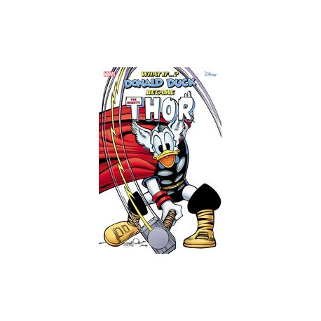 WHAT IF DONALD DUCK BECAME THOR 1 WALT SIMONSON VAR 