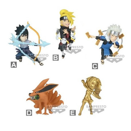 NARUTO SHIPPUDEN NARUTOP99 WORLD COLLECTABLE FIGURE VOLUME 5 MESURE 7 CM