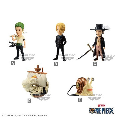 ONE PIECE NETFLIX WORLD COLLECTABLE FIGURE FIGURE VOLUME 2 MESURE 7 CM