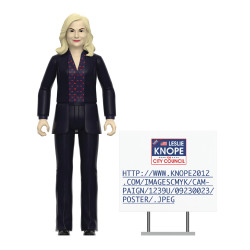 LESLIE KNOPE CAMPAIGN TRAIL PARKS AND RECREATION REACTION WV4 ACTION FIGURE 10 CM