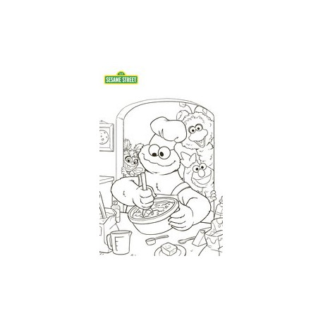 SESAME STREET 3 CVR C COLORING BOOK SKETCH