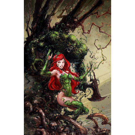 POISON IVY SWAMP THING FERAL TREES 1 ONE SHOT CVR C CLAYTON CRAIN CARD STOCK VAR