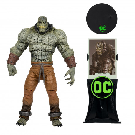 KILLER CROC DC MULTIVERSE FIGURINE MEGAFIG GITD GOLD LABEL 30 CM