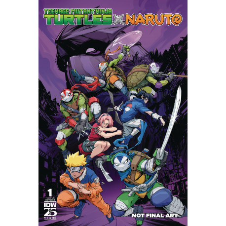 TEENAGE MUTANT NINJA TURTLES X NARUTO 1 CVR B PRASETYA