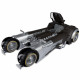 BATMOBILE DC MULTIVERSE VEHICULE WHITE KNIGHT GOLD LABEL 18 CM