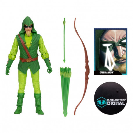 GREEN ARROW DC DIRECT MCFARLANE TOYS DIGITAL FIGURINE WAVE 2 18 CM