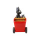 PLANTER JIJI CHARIOT ROUGE KIKI LA PETITE SORCIERE