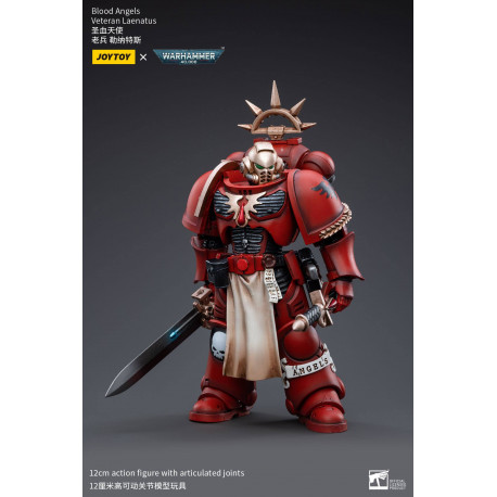 BLOOD ANGELS VETERAN LAENATUS JOYTOY WH 40K ACTION FIGURE 10 CM