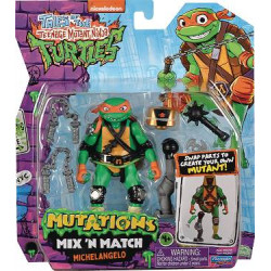 MICHELANGELO TALES OF TMNT MIX N MATCH ACTION FIGURE 10 CM