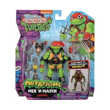 RAPHAEL TALES OF TMNT MIX N MATCH ACTION FIGURE 10 CM