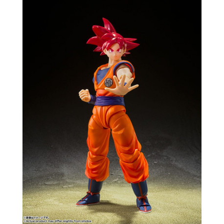 SON GOKU SUPER SAIYEN GOD DRAGON BALL SUPER SH FIGUARTS 15 CM